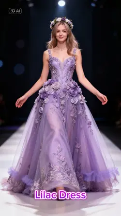 Lilac Dress AI