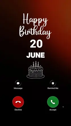 BIRTHDAY 20 JUNE