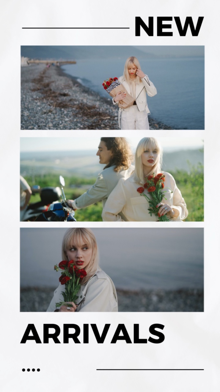 Affichage de vêtements de printemps Beat correspondant au style TikTok 