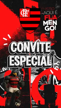 CONVITE DO FLAMENGO 