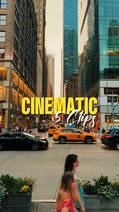 5 clips cinématiques 