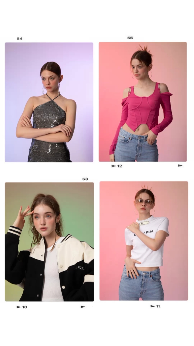 Lumière d'affichage de produits de vêtements style tiktok facile à ouvrir 