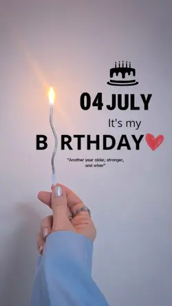 MY BIRTHDAY IS TODAY