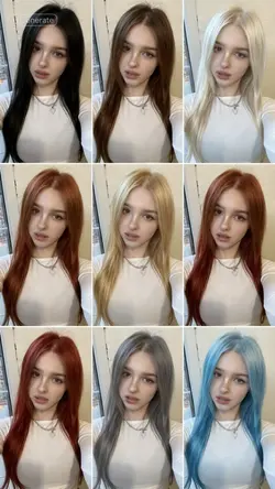 9 panels haircolor