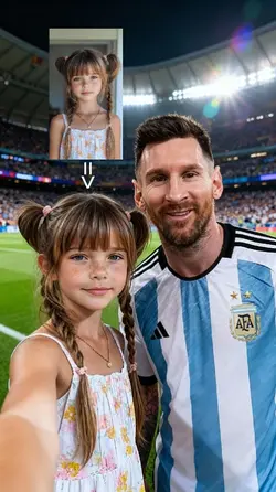 Selfie com Messi