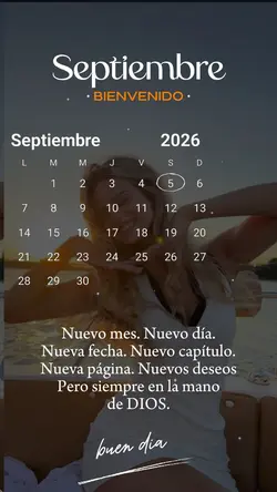 Bienvenido septiembre