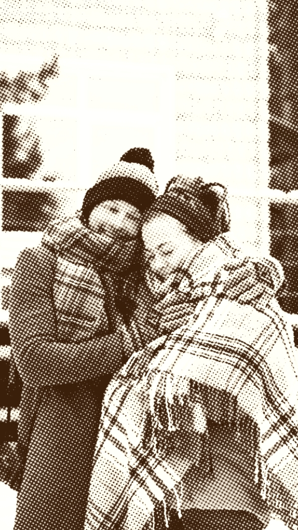 168. Couple winter