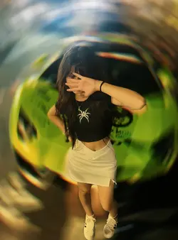 Radial blur effect