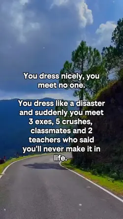You dress nicely