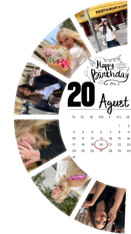 BIRTHDAY 20 AGUST 