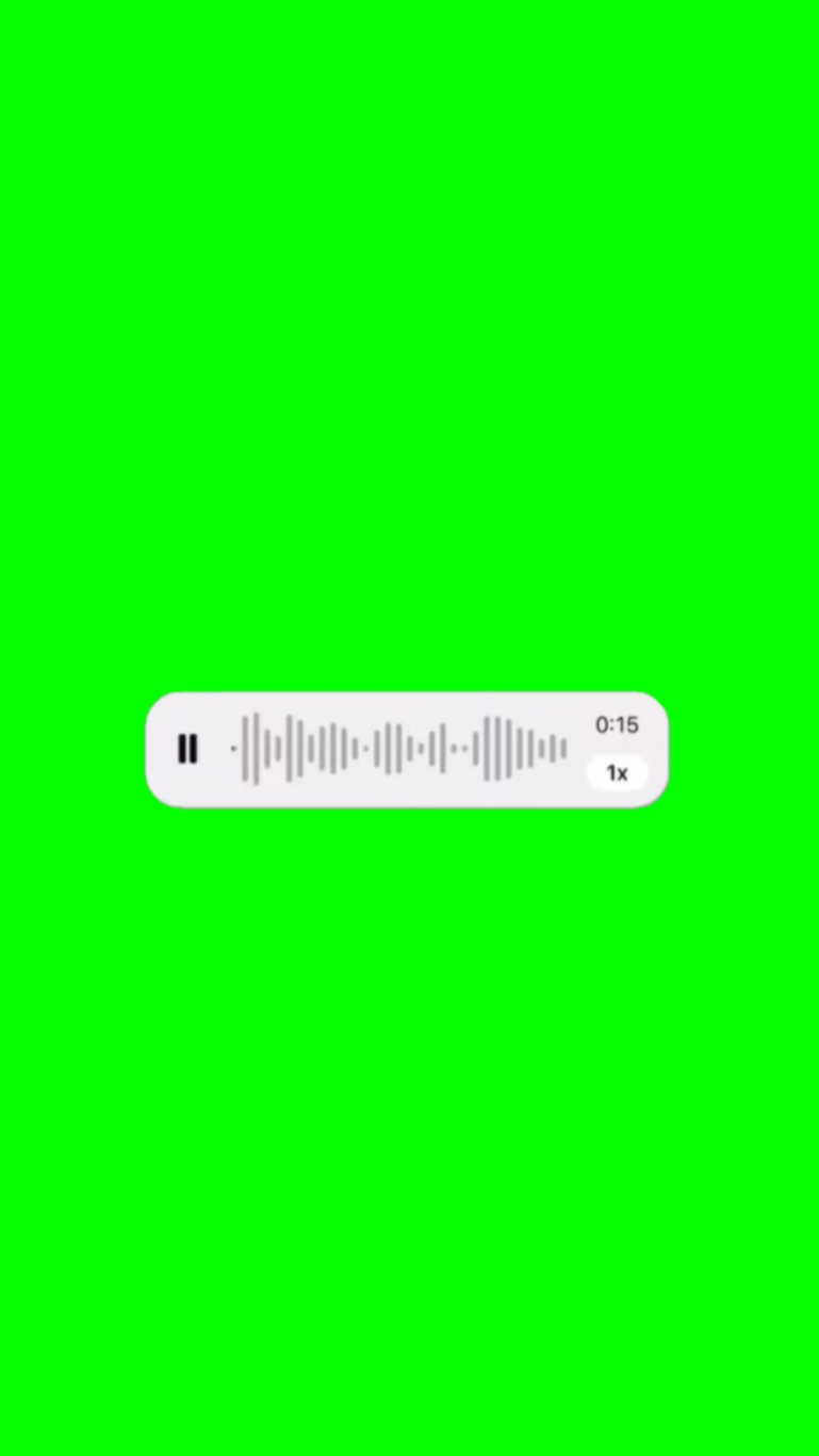 Écran vert vocal