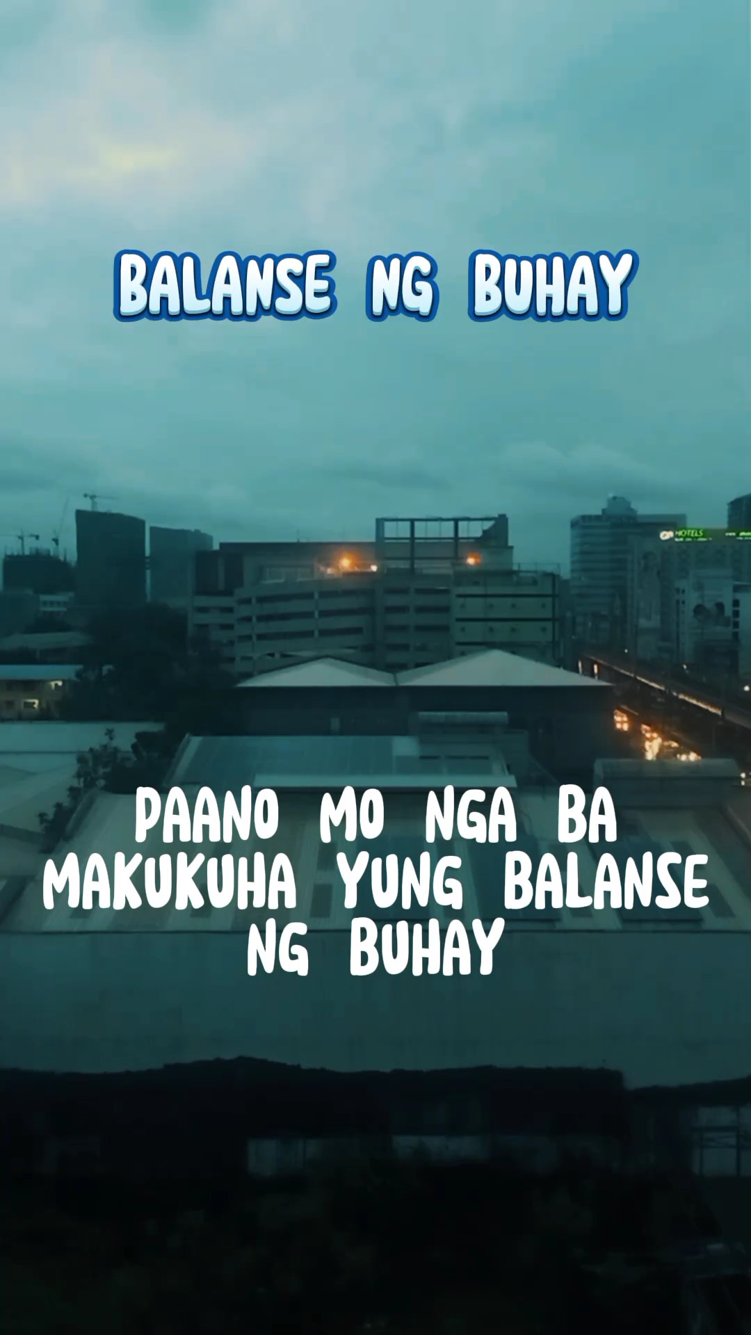 balanse ng buhay