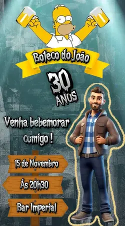 Convite Boteco