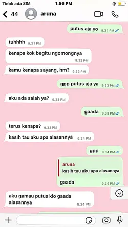 ss chat sedih