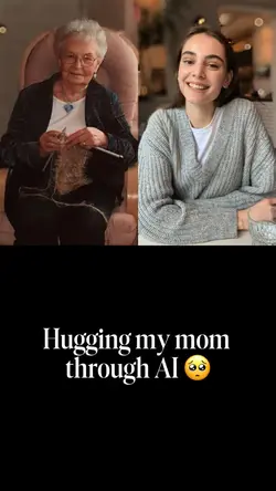 AI Hugging someone