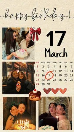 HBD 17 MARCH 