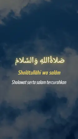 Shalatullahi wasalam