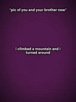 Iclimbedamountain