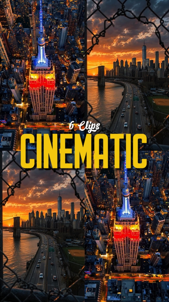 6 CLIPS CINEMATIC