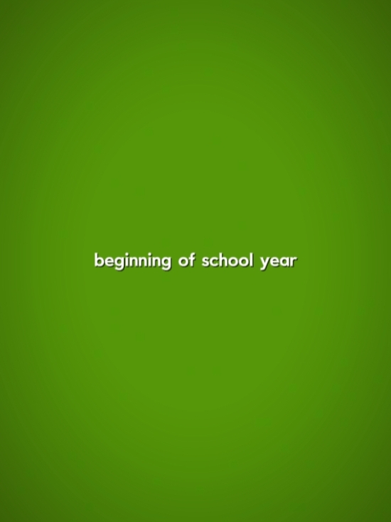 end of school year 