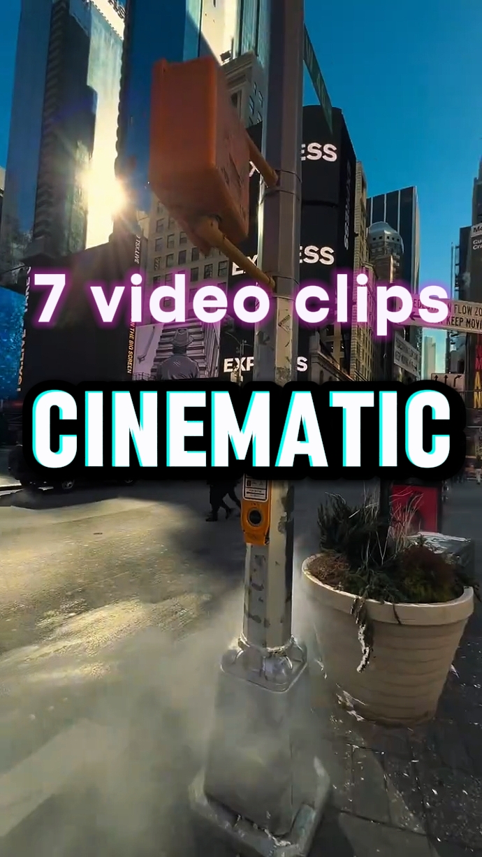 7 clipes cinematográficos
