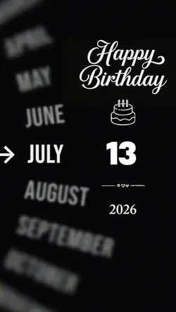 BDAY SON 13 JULY