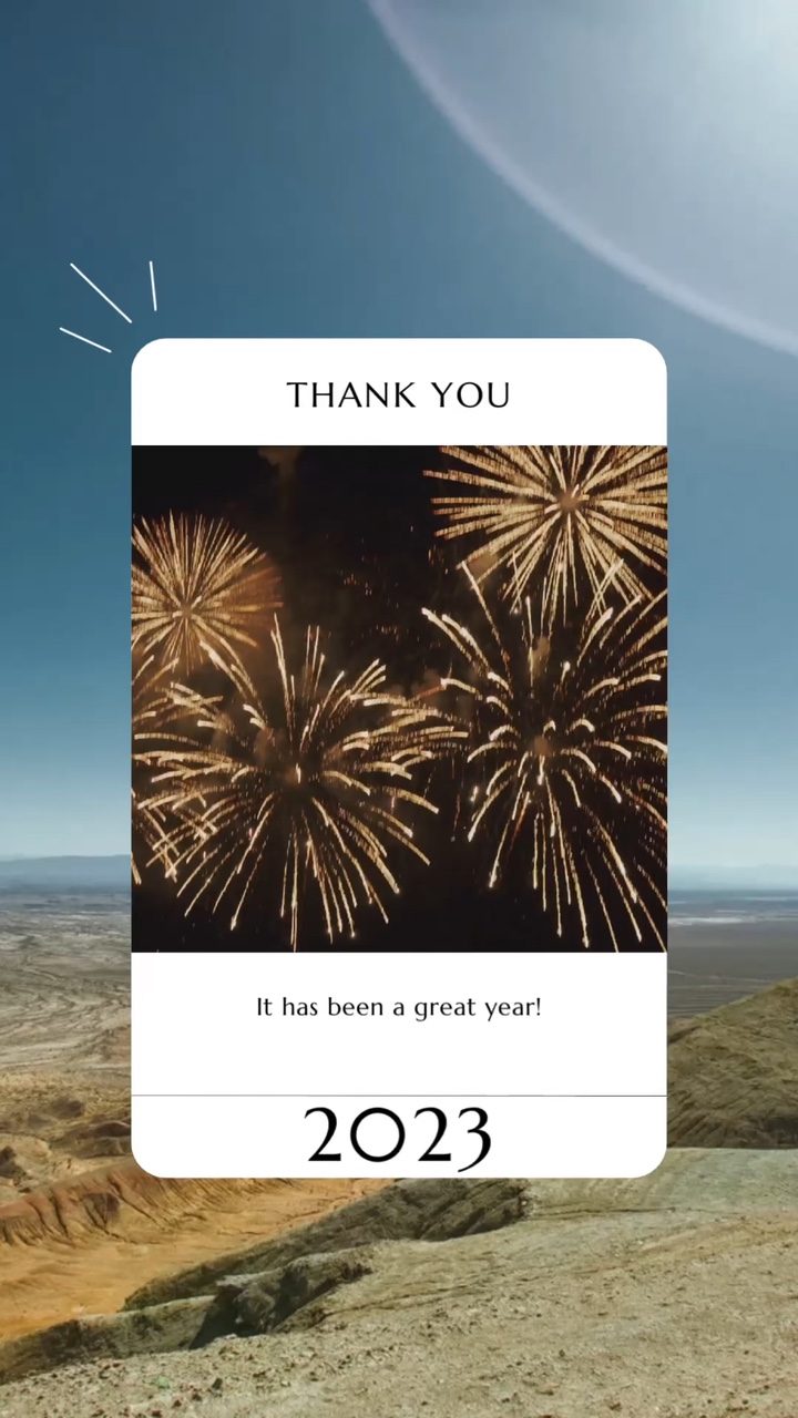 Thank you 2023