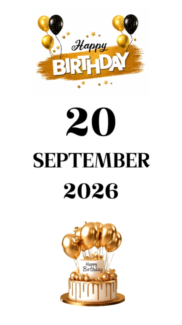 BDAY SON 20 SEPTEMBR