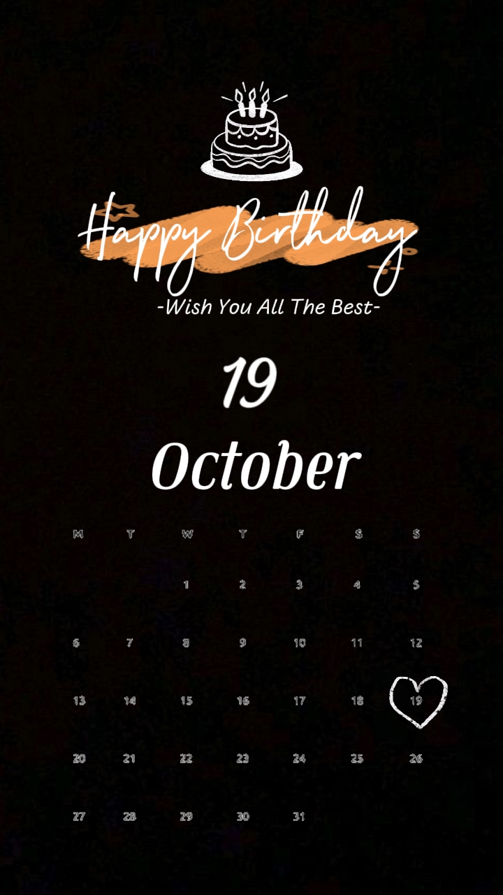 HBD 19 OCTOBER