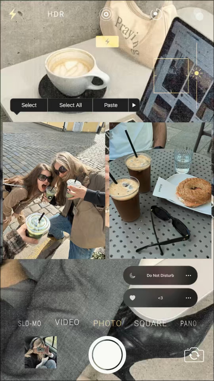 Collage de volcado de fotos 