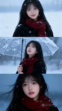 AI Ghép ảnh mùa đông