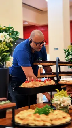Buffet bastidores