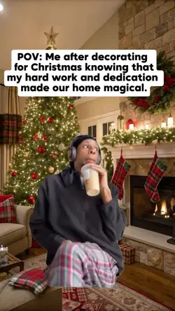 Me after decorating 