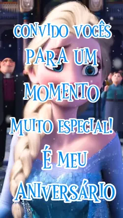 CONVITE DA FROZEN 
