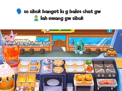 sibuk masak