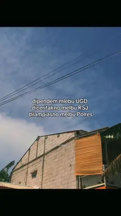 dipendem mlebu UGD 