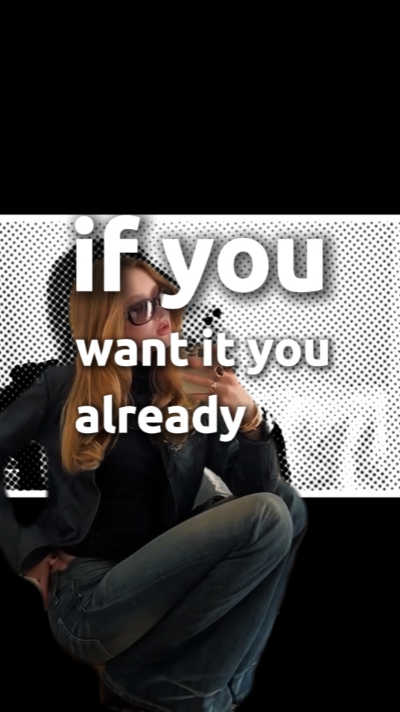 if you want it you