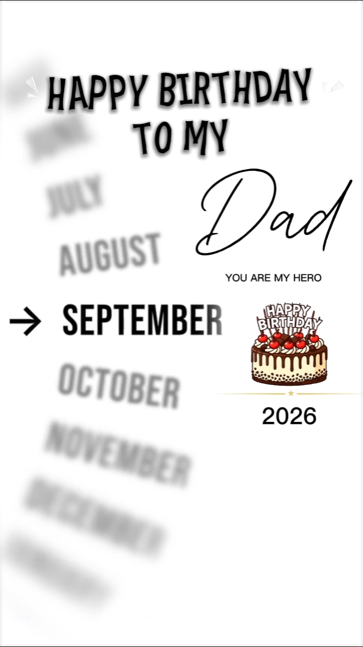 Birthday to My Dad