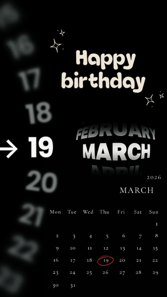 CUMPLEAÑOS 19 DE MARZO 