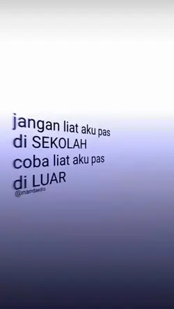 jangan liat aku pas