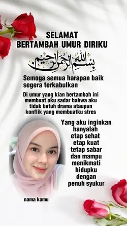 slamat bertmbah umur