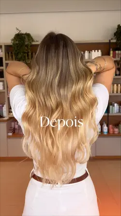 Antes e depois cabel