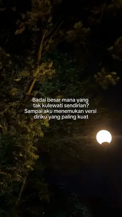 ku lewati sendirian