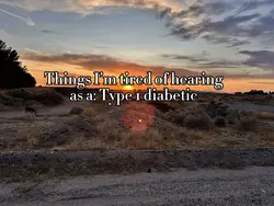 Diabetes!