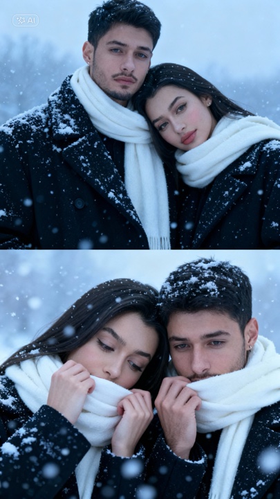 Tendência de fotos de neve 