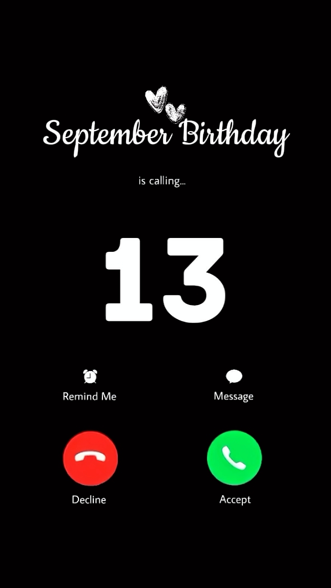 13 sept birthday 