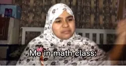 Me in math class :