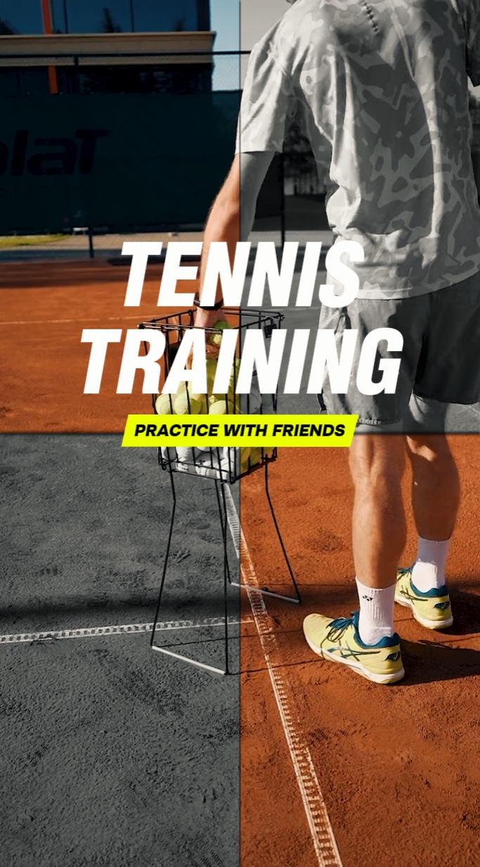 Treinamento de tênis
