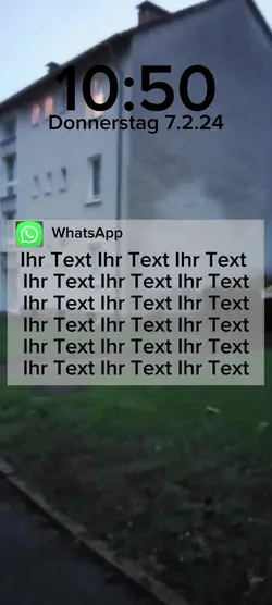 WhatsApp Nachricht 