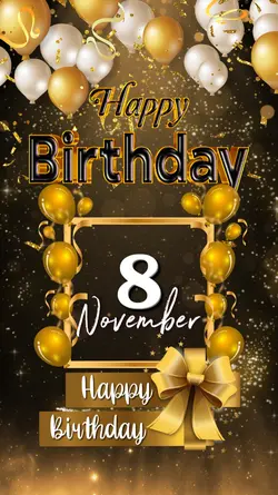 HBD 8 NOVEMBER NEW